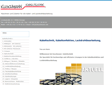 Tablet Screenshot of kuschmann.net