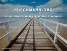 Tablet Screenshot of kuschmann.org